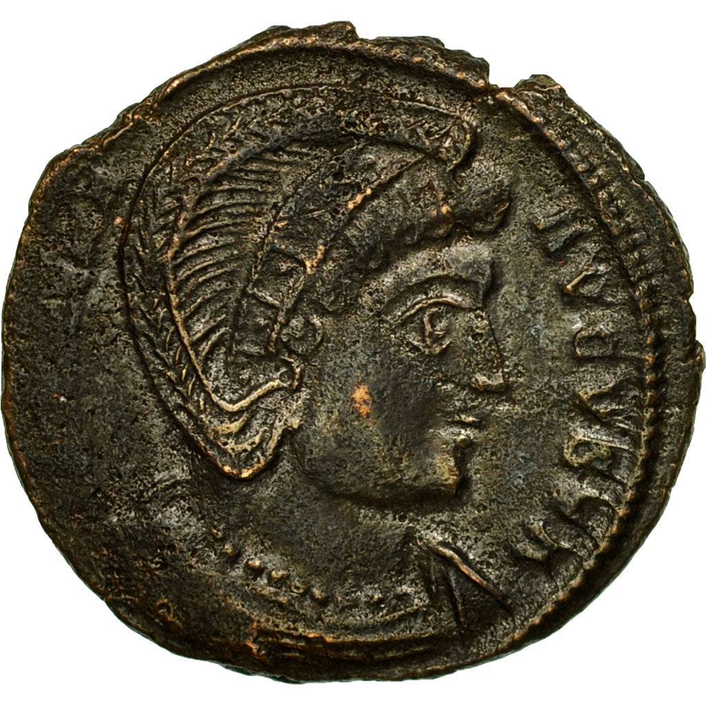 Moneta, Helena, Nummus, 327-328, Trier, EF(40-45), Miedź, RIC:508
