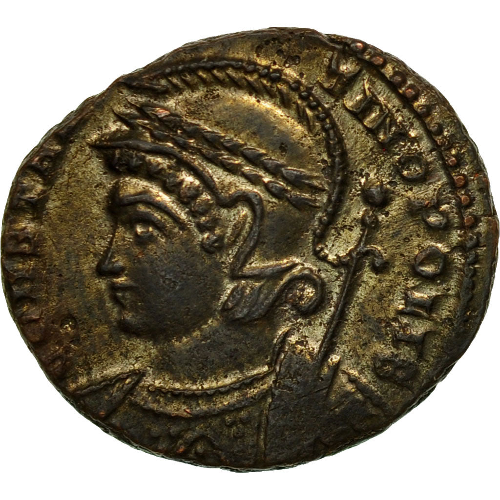 Moneda, Constantinople, City Commemoratives, Nummus, Lyon, BC+, Cobre, RIC:273