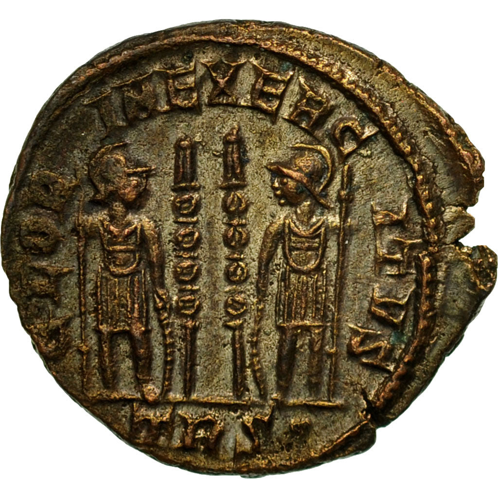 Moneda, Constantine II, Nummus, 330-331, Trier, MBC+, Cobre, RIC:527