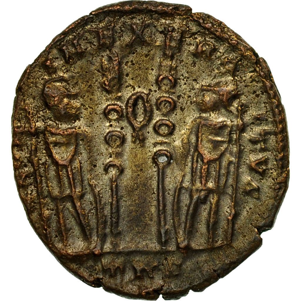 Moneda, Constantine II, Nummus, 333-334, Trier, MBC, Cobre, RIC:550