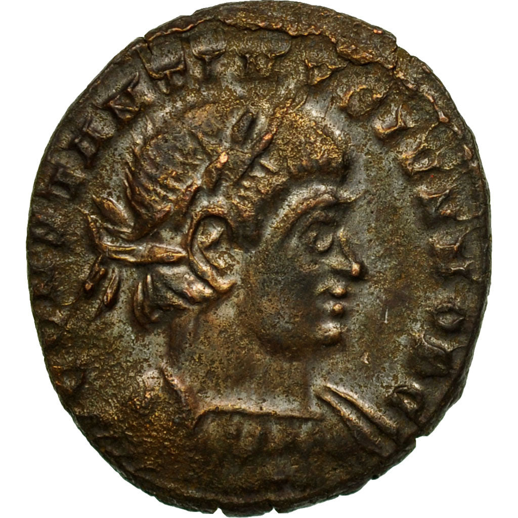 Munten, Constantijn II, Nummus, 333-334, Trier, ZF+, Koper, RIC:545