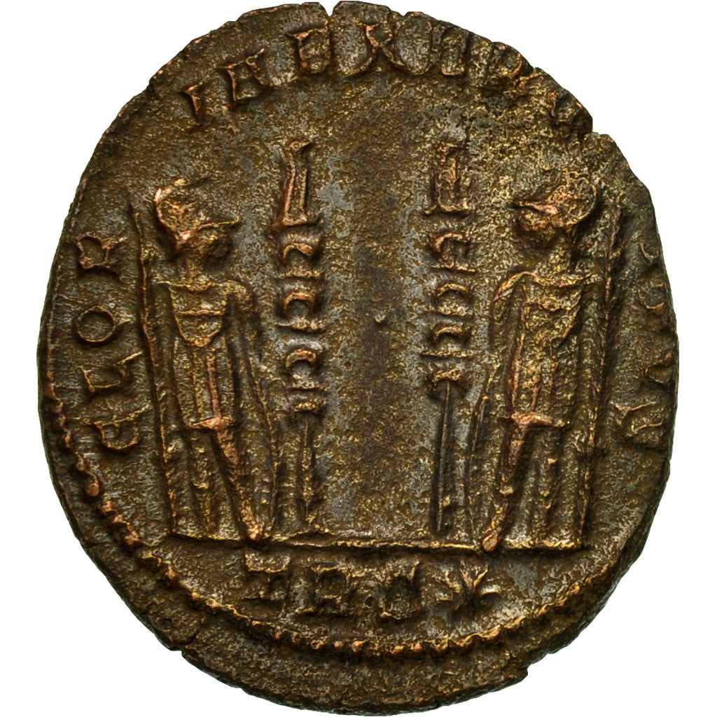 Munten, Constantijn II, Nummus, 333-334, Trier, ZF+, Koper, RIC:545