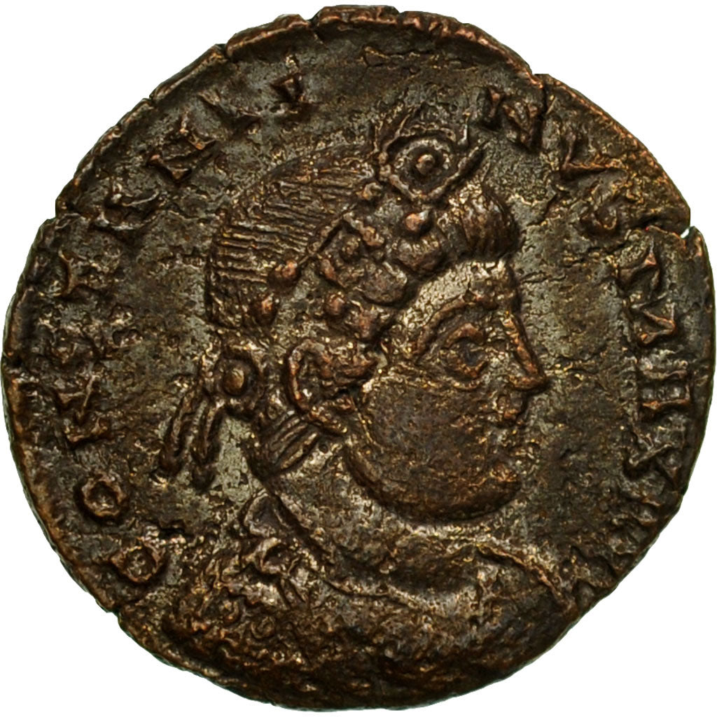 Coin, Constantine II, Nummus, 333-334, Trier, VF(30-35), Copper, RIC:545