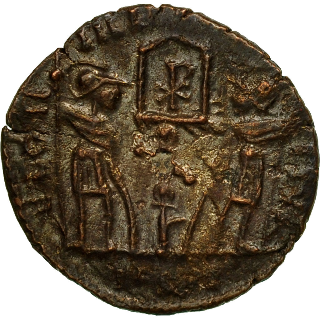 Coin, Constantine II, Nummus, 333-334, Trier, VF(30-35), Copper, RIC:545