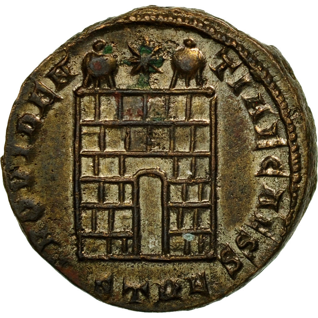Moneda, Constantine II, Nummus, 327-328, Trier, EBC, Cobre, RIC:505