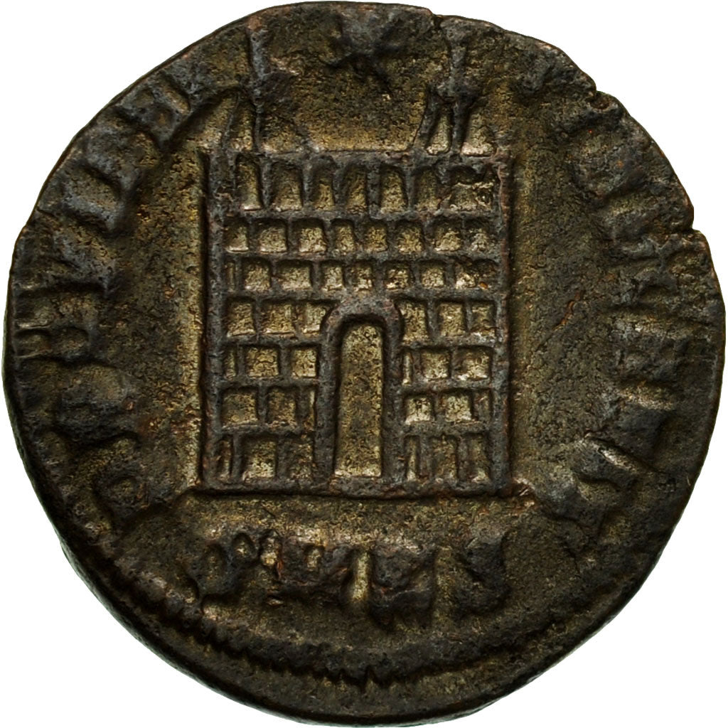 Moneda, Constantine II, Nummus, 329-330, Kyzikos, Rare, MBC+, Cobre, RIC:63