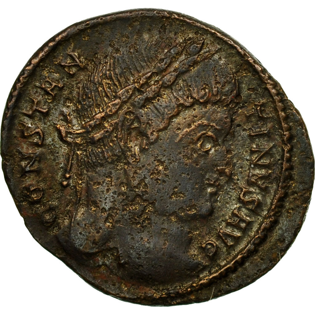 Moneda, Constantine I, Nummus, 326, Trier, BC+, Cobre, RIC:475