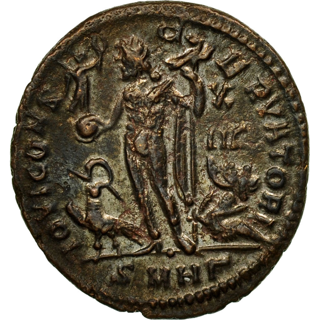 Munten, Licinius I, Nummus, 321, Heraclea, ZF, Koper, RIC:52