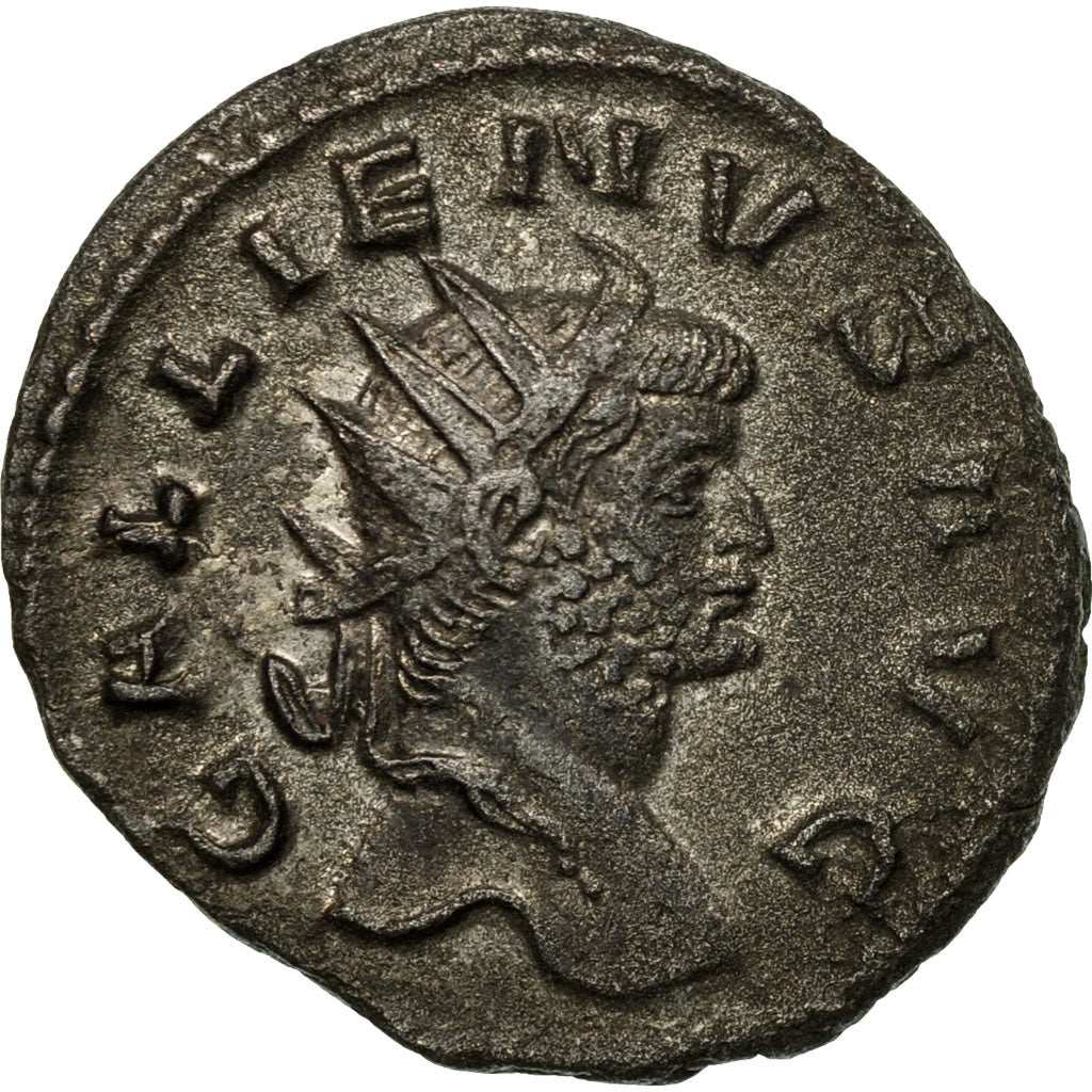 Coin, Gallienus, Antoninianus, 263-265, Rome, AU(55-58), Billon, RIC:586