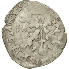 Moneta, Francia, Philip IV, trente deuxième de patagon, 1622, Dole, B+, Argento