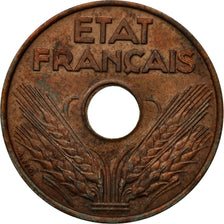 Coin, France, État français, 20 Centimes, 1944, Paris, EF(40-45), Iron