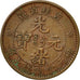 Monnaie, Chine, KIRIN PROVINCE, Kuang-hs, 10 Cash(Es), 1903, TTB, Cuivre