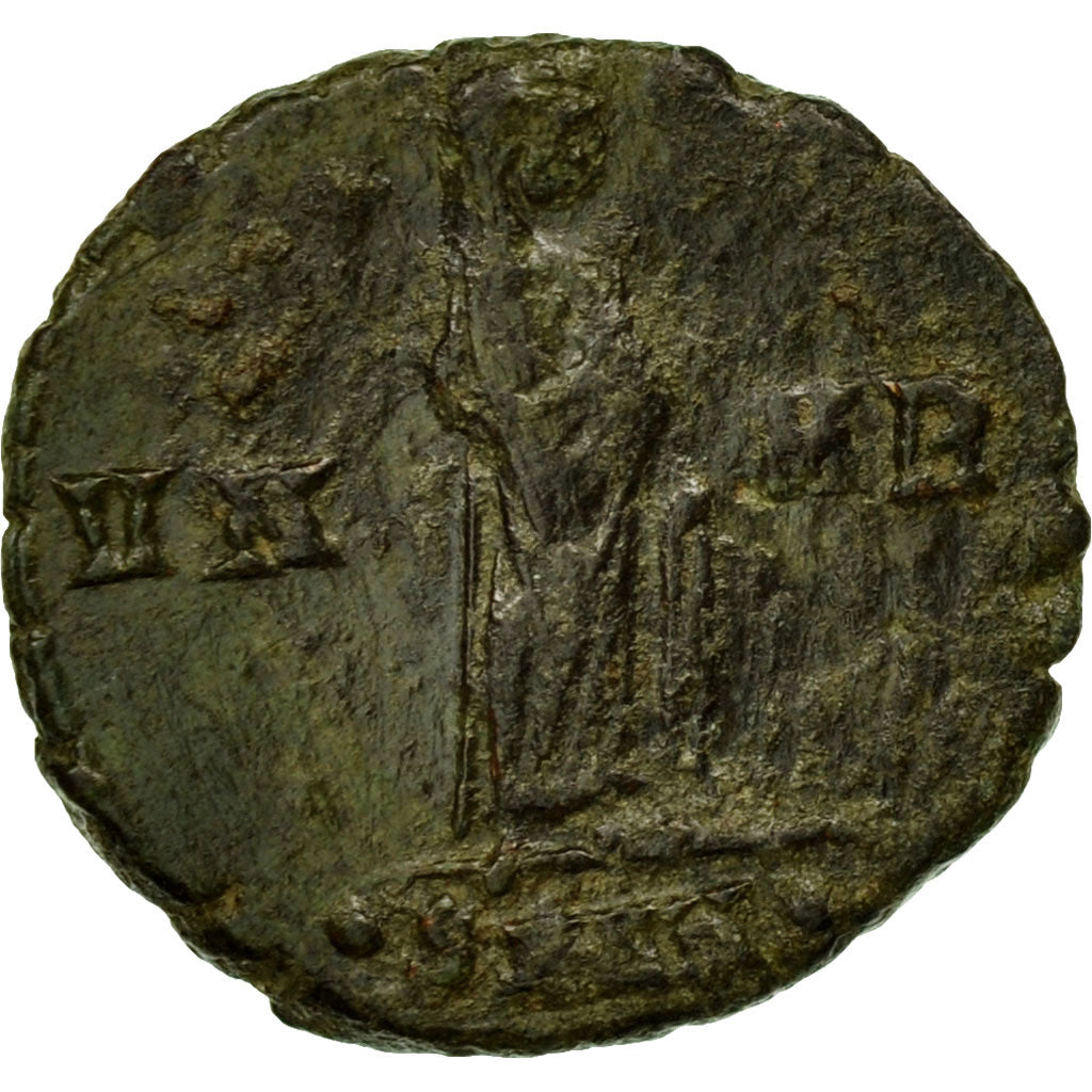 Moneda, Constantine I, Nummus, 347, Nicomedia, BC+, Cobre, RIC:57