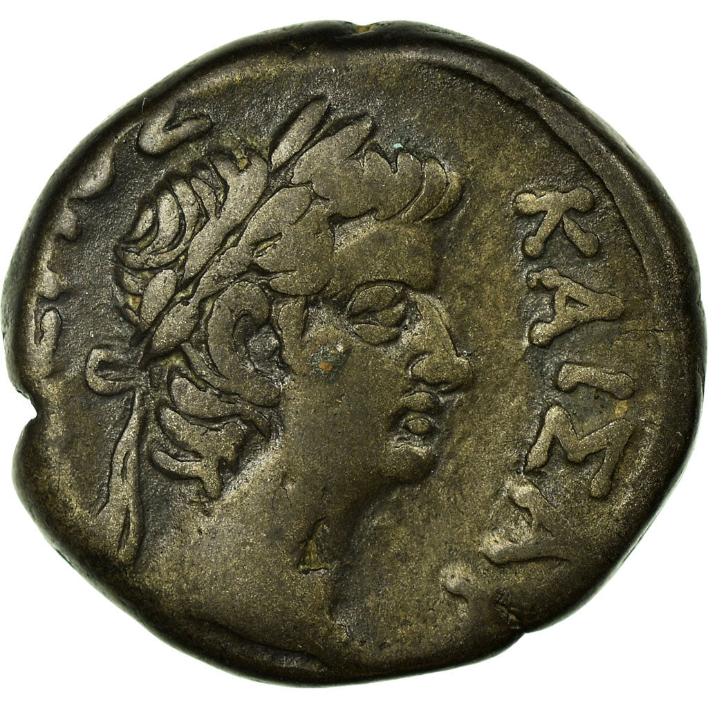 Coin, Nero, Tetradrachm, Alexandria, AU(50-53), Billon