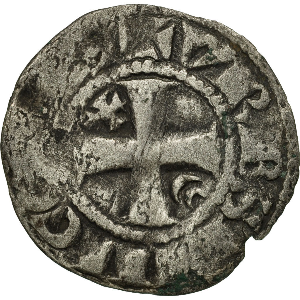 Munten, Frankrijk, Denarius, 1150-1200, Langres, ZF, Zilver, Boudeau:1723