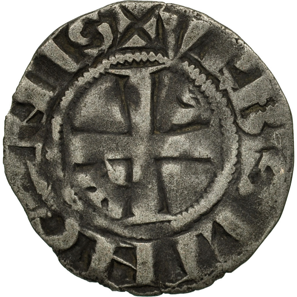Coin, France, Denarius, 1150-1200, Langres, VF(30-35), Silver, Boudeau:1723
