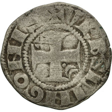 Moneta, Francia, Denarius, 1150-1200, Langres, MB, Argento, Boudeau:1723
