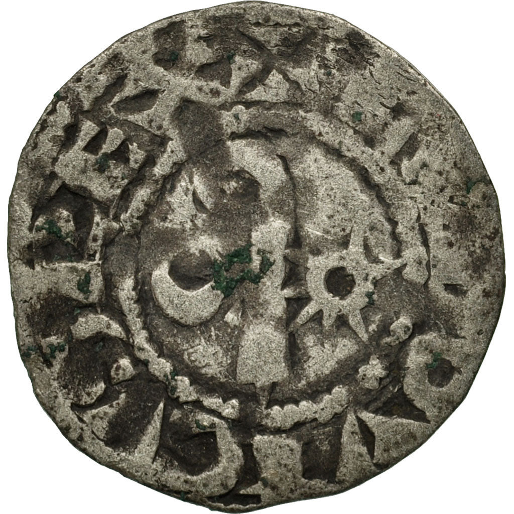 Monnaie, France, Denier, 1150-1200, Langres, TB+, Argent, Boudeau:1723