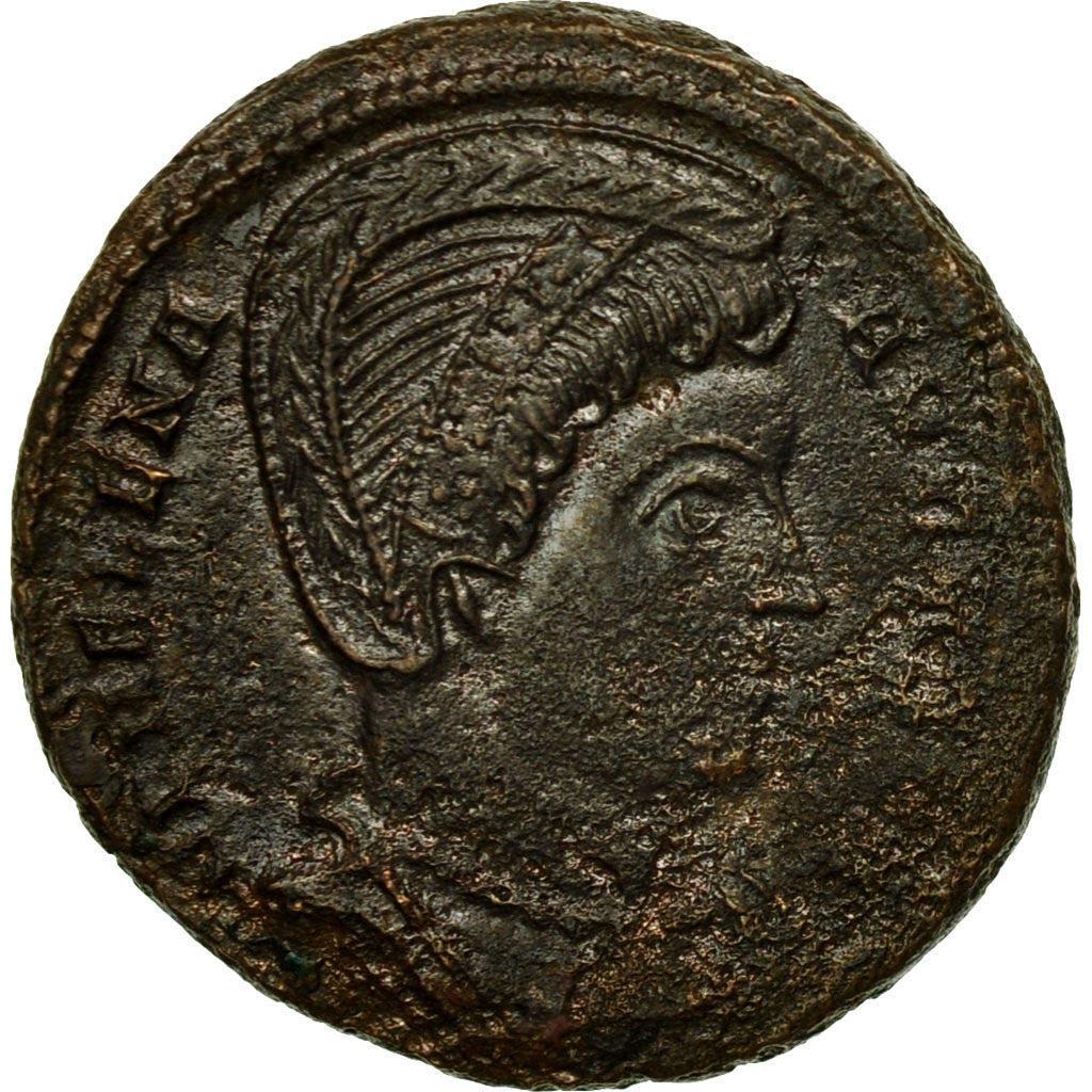 Coin, Helena, Nummus, 327-328, Trier, EF(40-45), Copper, RIC:508