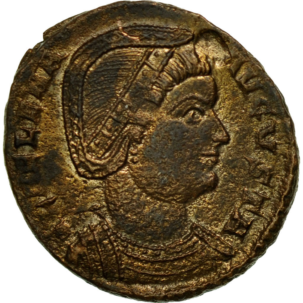 Munten, Hélène, Nummus, 327-328, Trier, ZF, Koper, RIC:481