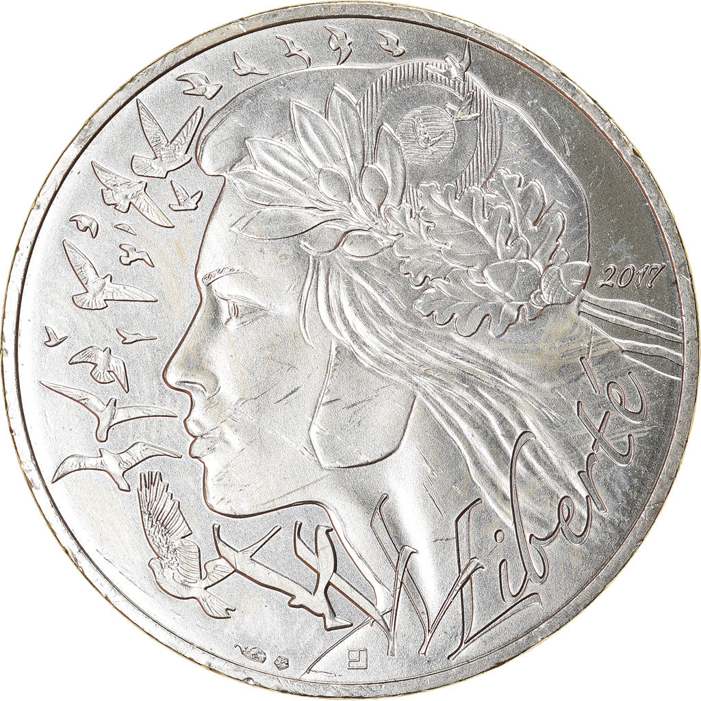 France, 20 Euro, Marianne, 2017, Paris, MS(63), Silver