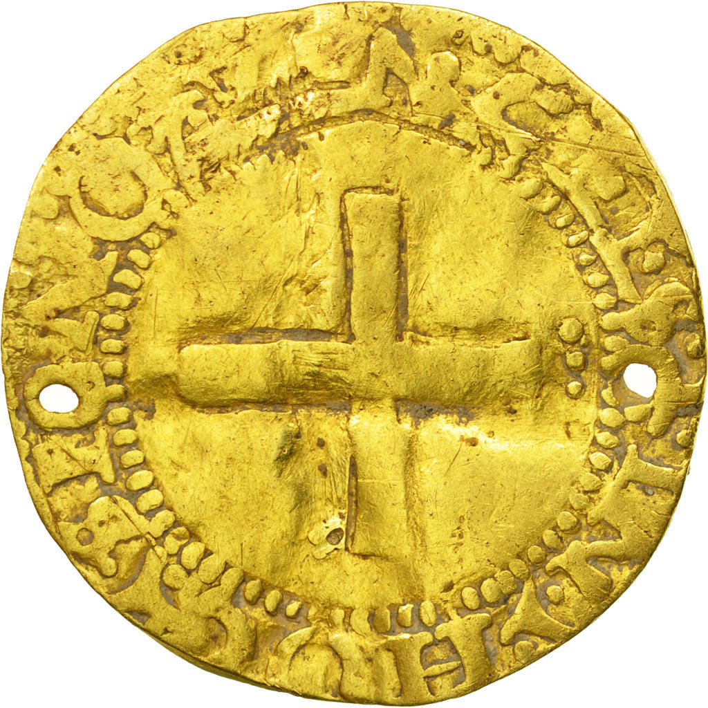 Coin, Portugal, Cruzado, Lisbon, VF(20-25), Gold