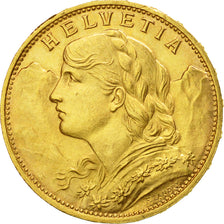 Moneda, Suiza, 20 Francs, 1925, Bern, EBC, Oro, KM:35.1