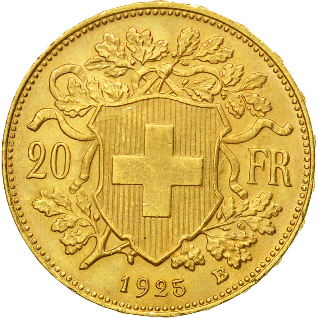 Moneda, Suiza, 20 Francs, 1925, Bern, EBC, Oro, KM:35.1
