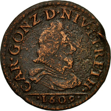 Coin, FRENCH STATES, NEVERS & RETHEL, 2 Liard, 1609, Charleville, VF(30-35)
