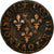 Moneta, Francia, Louis XIII, Double Tournois, 1615, Amiens, MB, Rame, Gadoury:5