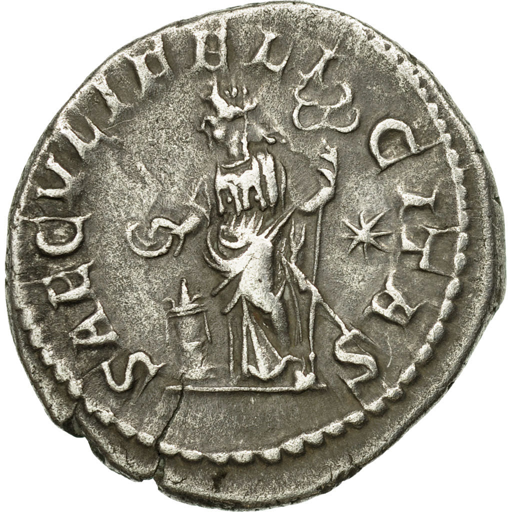 Coin, Julia Maesa, Denarius, 218-222, Roma, AU(50-53), Silver, RIC:271