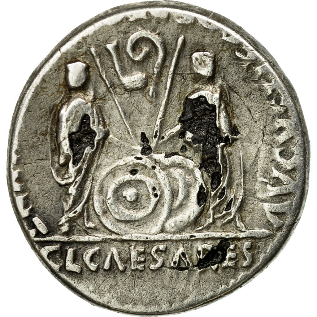 Coin, Augustus, Denarius, 2-1 BC, Rome, fourée, EF(40-45), Silver, RIC:207