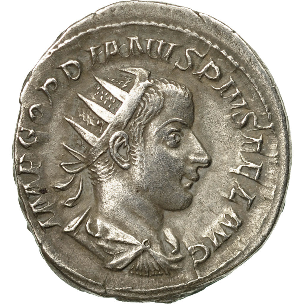 Coin, Gordian III, Antoninianus, 238-244, Rome, AU(50-53), Billon, RIC:25
