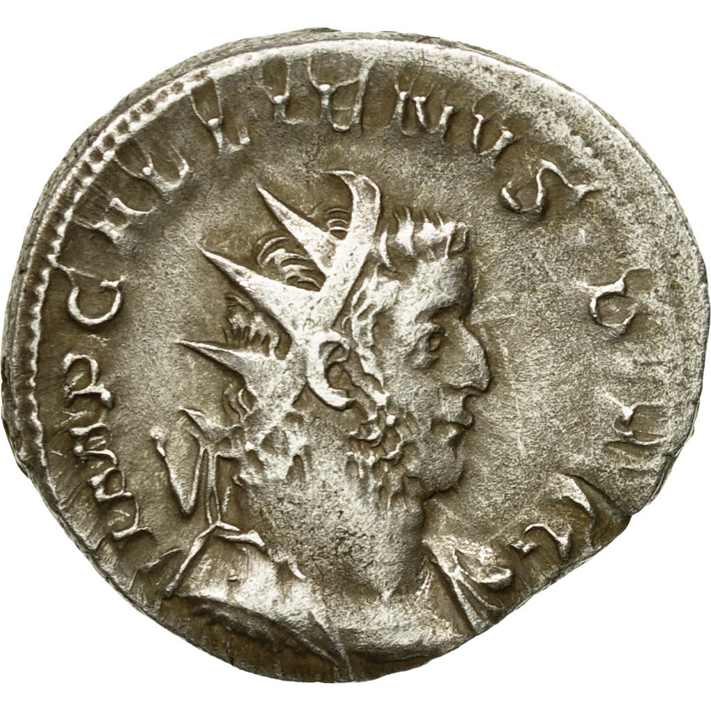 Coin, Gallienus, Antoninianus, 257-258, Trier or Cologne, AU(50-53), Billon