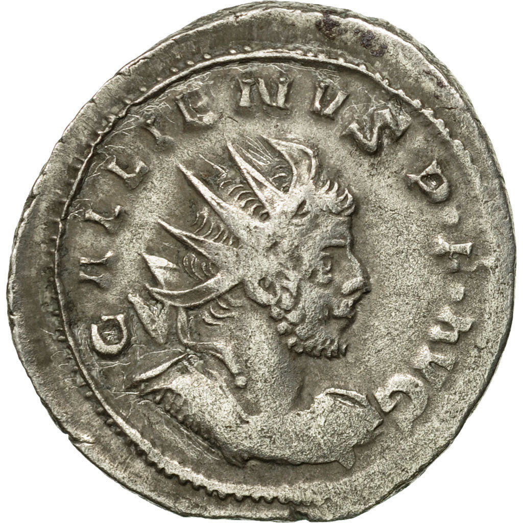 Coin, Gallienus, Antoninianus, 257-258, Trier or Cologne, EF(40-45), Billon