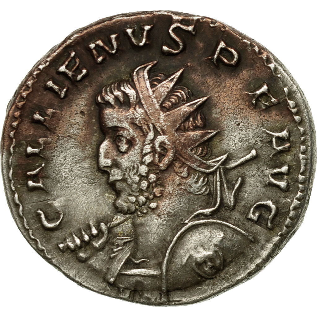 Coin, Gallienus, Antoninianus, 257-258, Trier or Cologne, AU(55-58), Billon