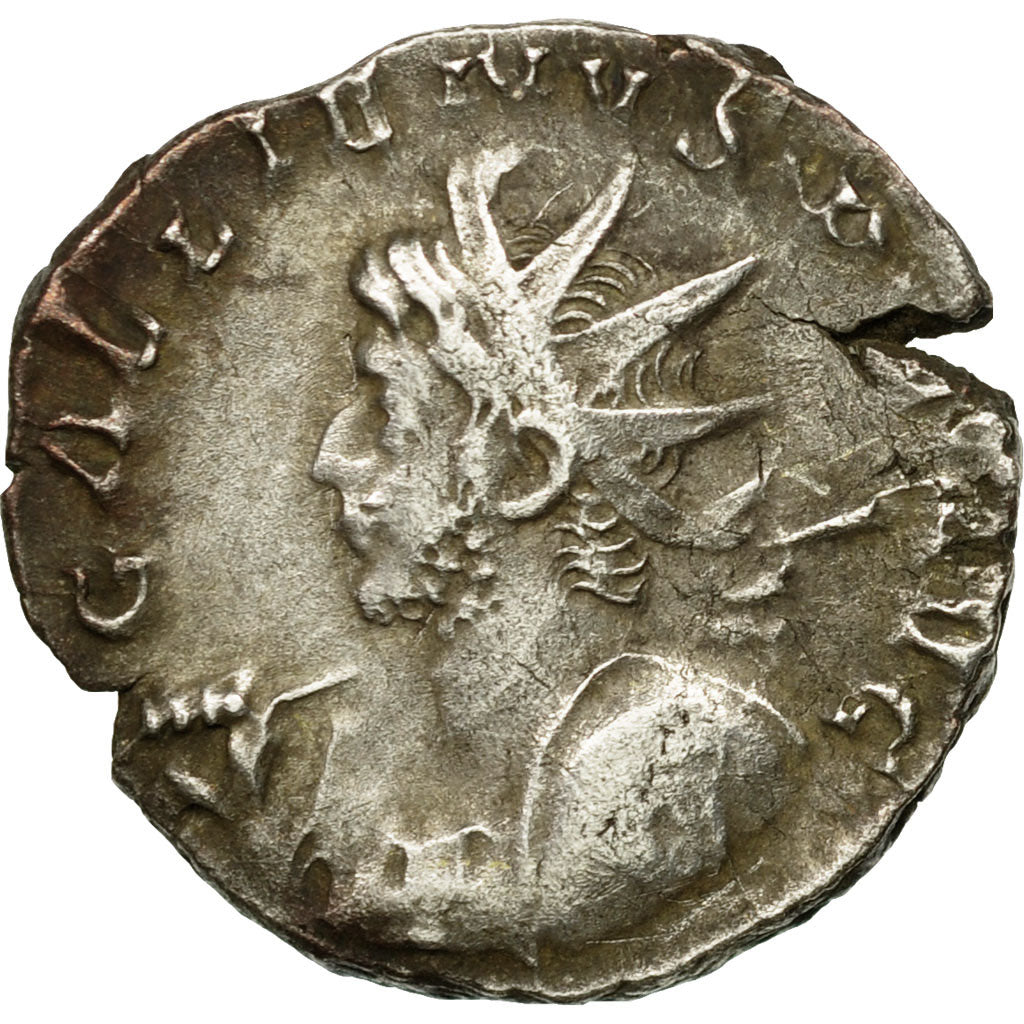 Coin, Gallienus, Antoninianus, 257-258, Trier or Cologne, VF(30-35), Billon
