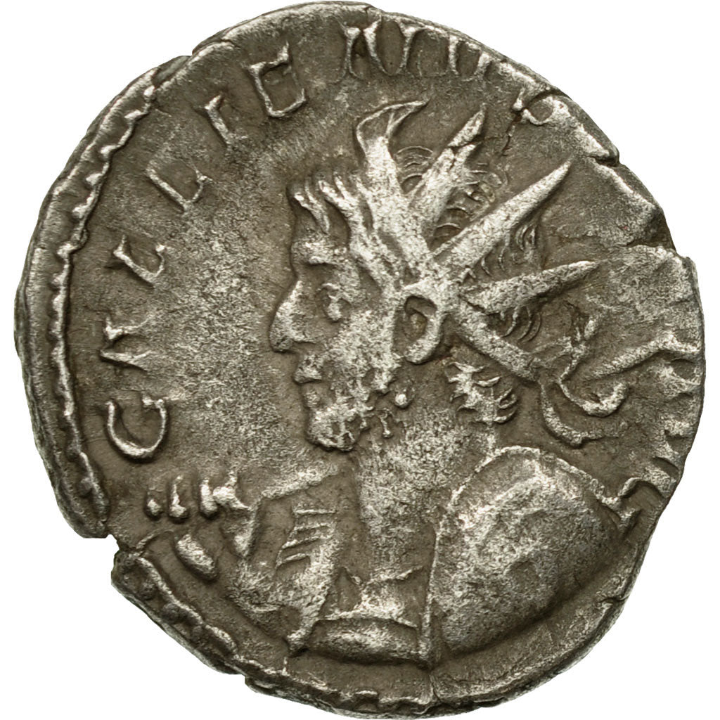 Coin, Gallienus, Antoninianus, 257-258, Trier or Cologne, VF(30-35), Billon