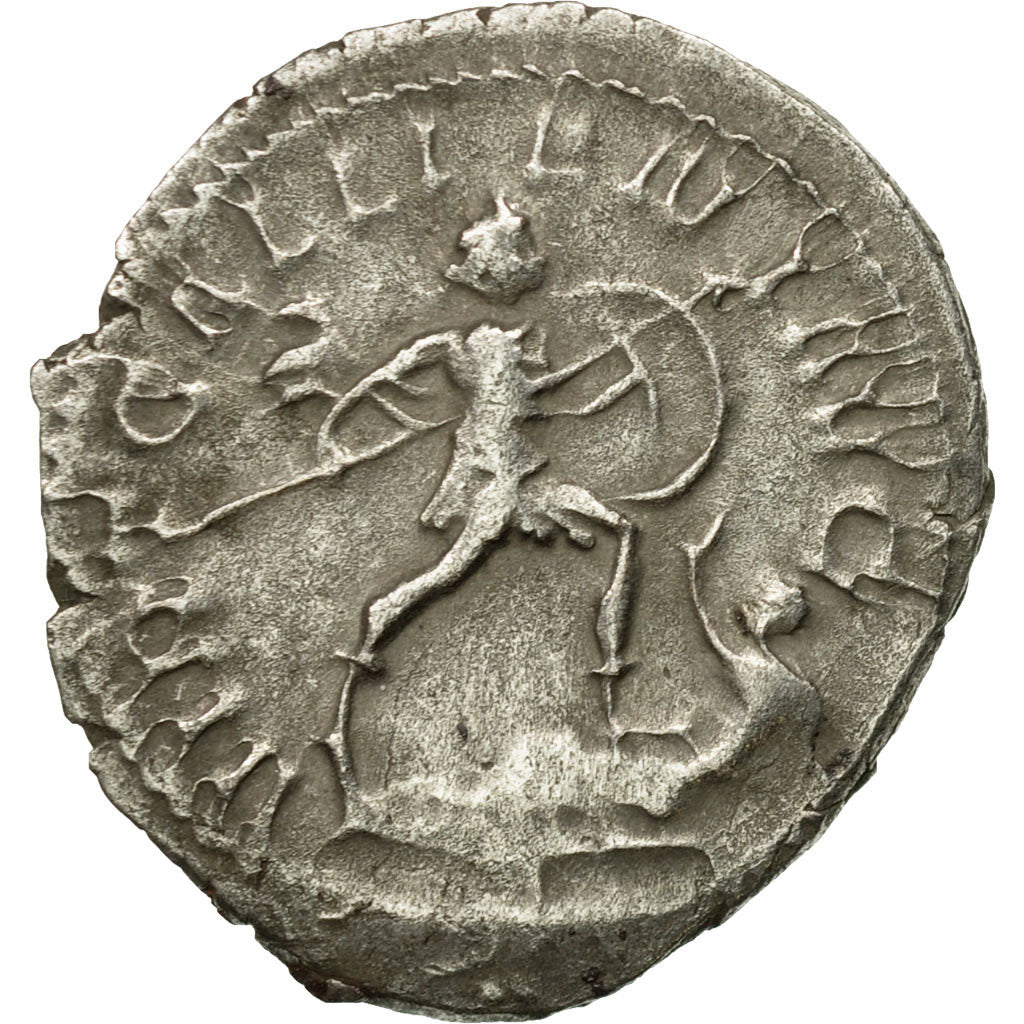 Coin, Gallienus, Antoninianus, 257-258, Trier or Cologne, VF(30-35), Billon