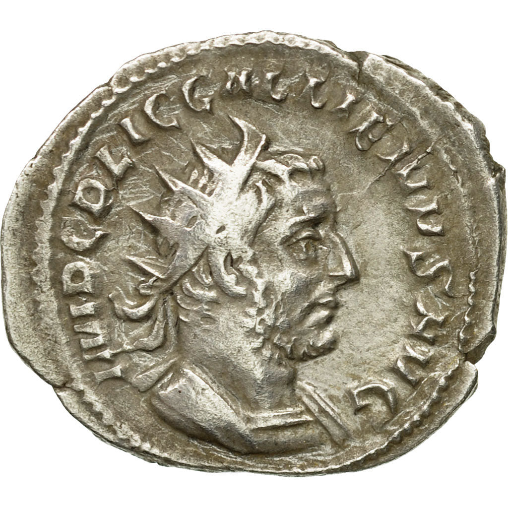 Moneta, Gallienus, Antoninianus, 254-255, Rome, BB, Biglione, RIC:143