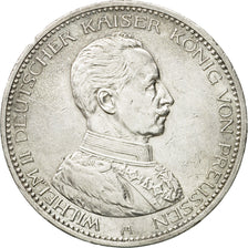 Coin, German States, PRUSSIA, Wilhelm II, 5 Mark, 1914, Berlin, AU(50-53)
