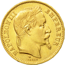 Coin, France, Napoleon III, Napoléon III, 20 Francs, 1867, Strasbourg