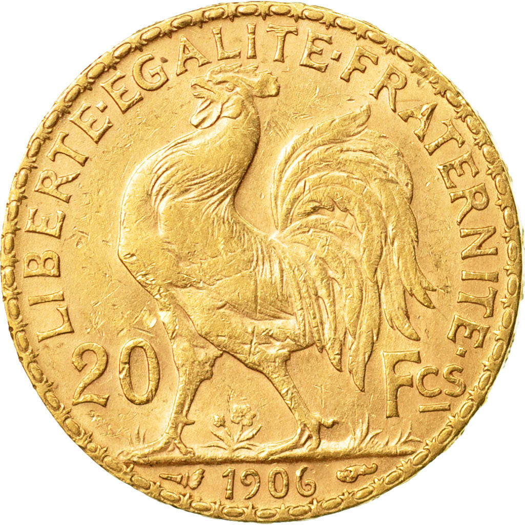 Monnaie, France, Marianne, 20 Francs, 1906, Paris, TTB+, Or, Gadoury:1064