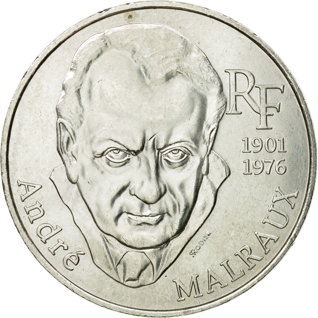 Münze, Frankreich, André Malraux, 100 Francs, 1997, Paris, VZ, Silber