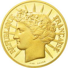 Coin, France, 100 Francs, 1988, Paris, MS(65-70), Gold, KM:966b, Gadoury:903
