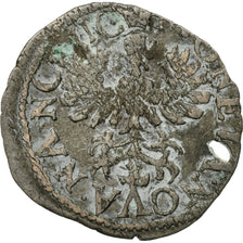 Coin, France, Charles IV, 1/2 Gros, Nancy, VF(20-25), Billon, Boudeau:1561