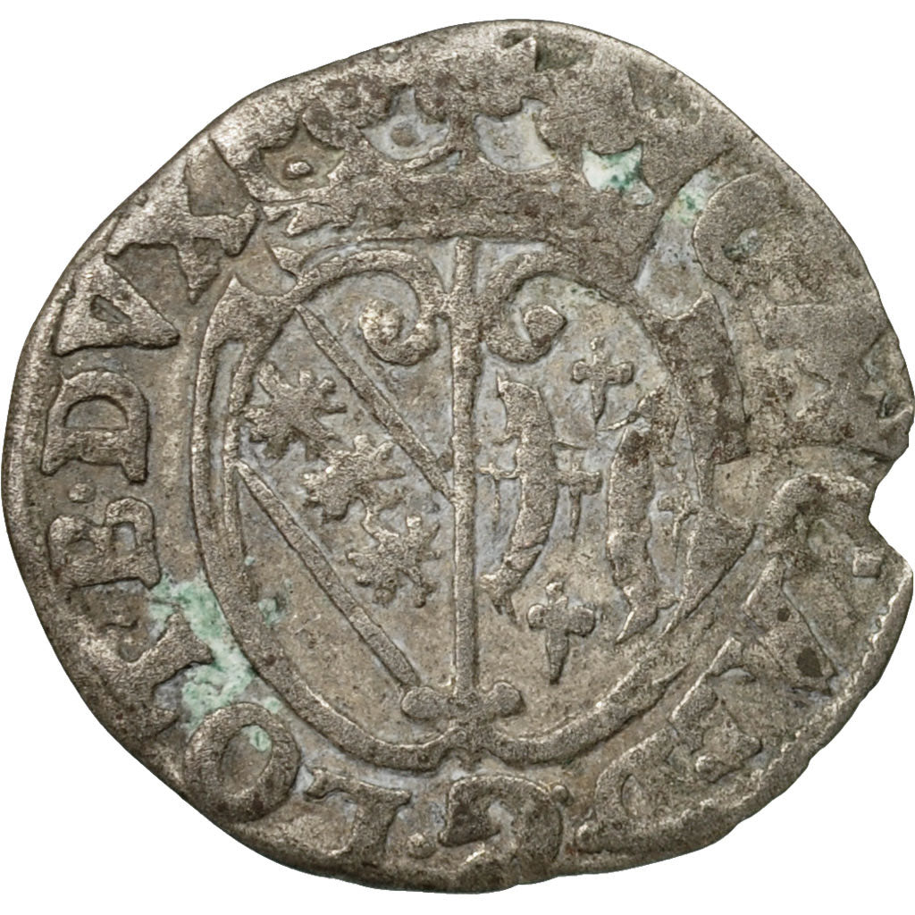 Monnaie, France, Charles IV, 1/2 Gros, Nancy, TB+, Billon, Boudeau:1561