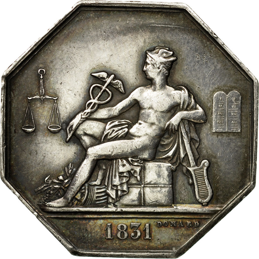 France, Medal, Commissaires experts du gouvernement, 1831, Domard, AU(50-53)