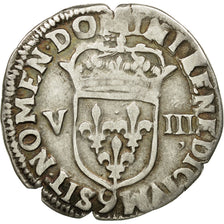 Münze, Frankreich, Henri IV, 1/8 Ecu, 1603, Rennes, S, Bronze, Sombart:4688