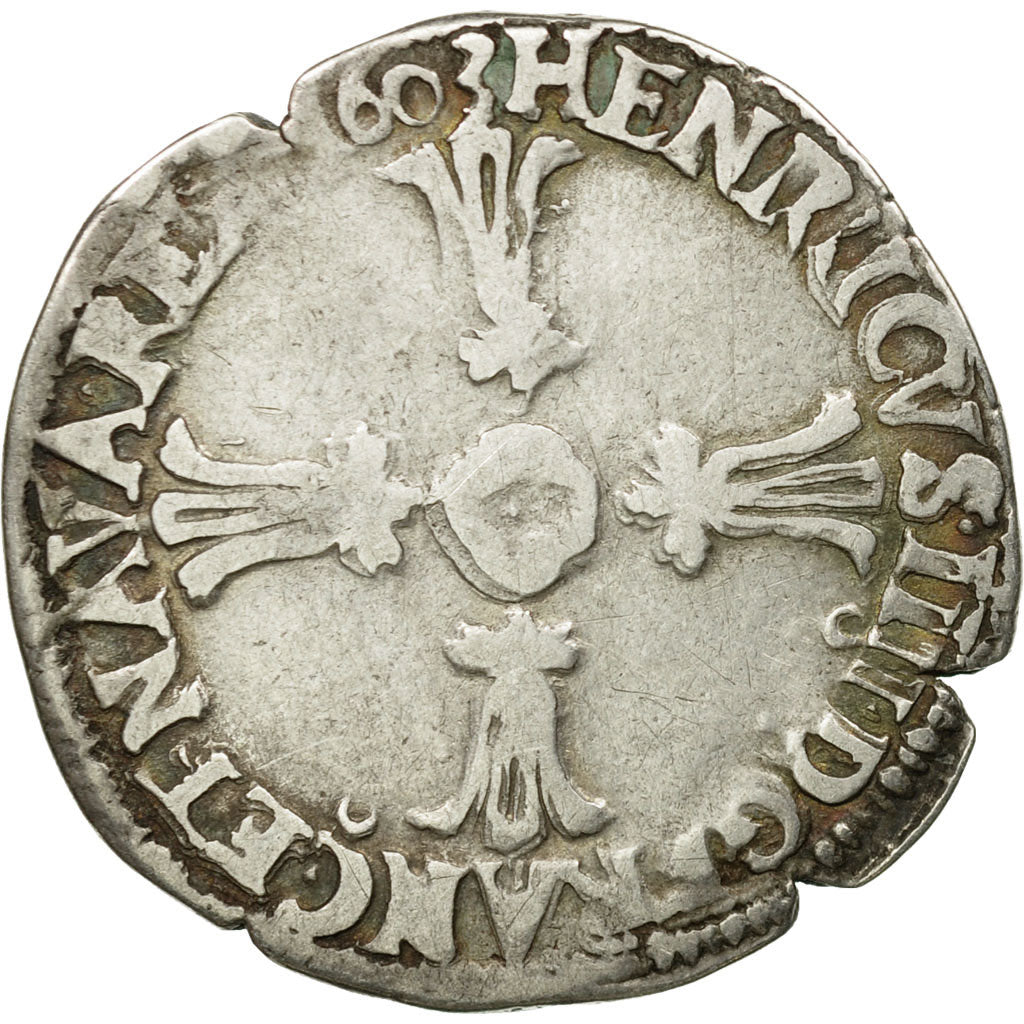Münze, Frankreich, Henri IV, 1/8 Ecu, 1603, Rennes, S, Bronze, Sombart:4688